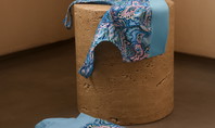 CALIDA bustier with soft waistband lies on a pad for quick drying.