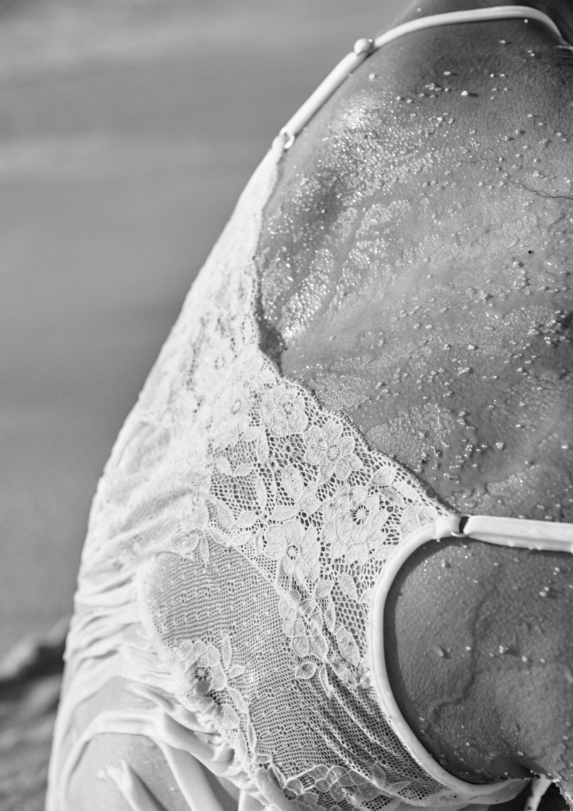 Close-up of a white top from CALIDA