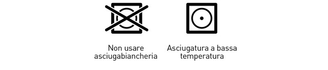Simboli di asciugatura