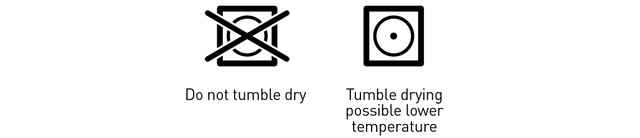 Drying symbols