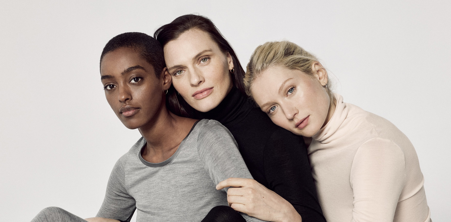 3 women wear Calida underwear made from merino wool
