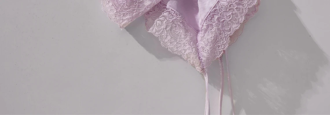 Sous-vêtements en dentelle délicate