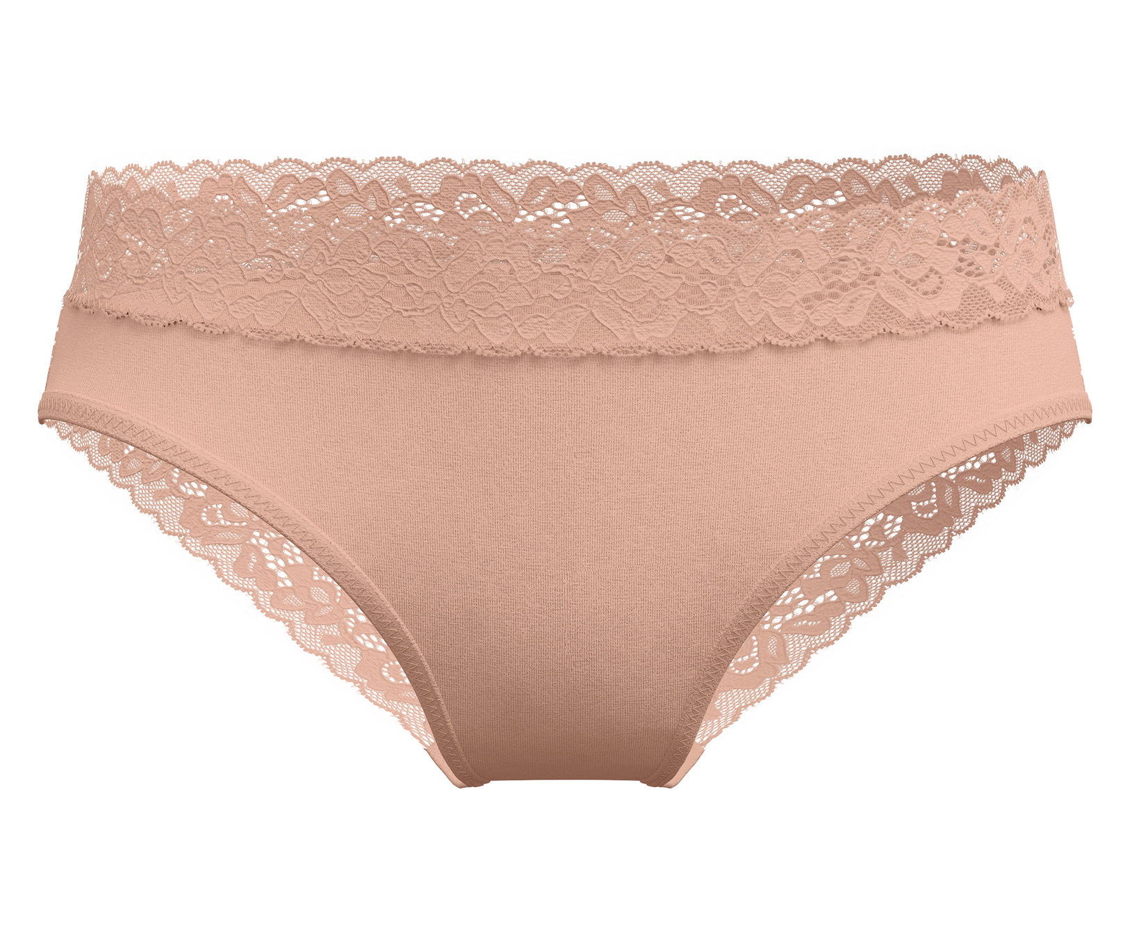 cut-out image - nude brief with lace