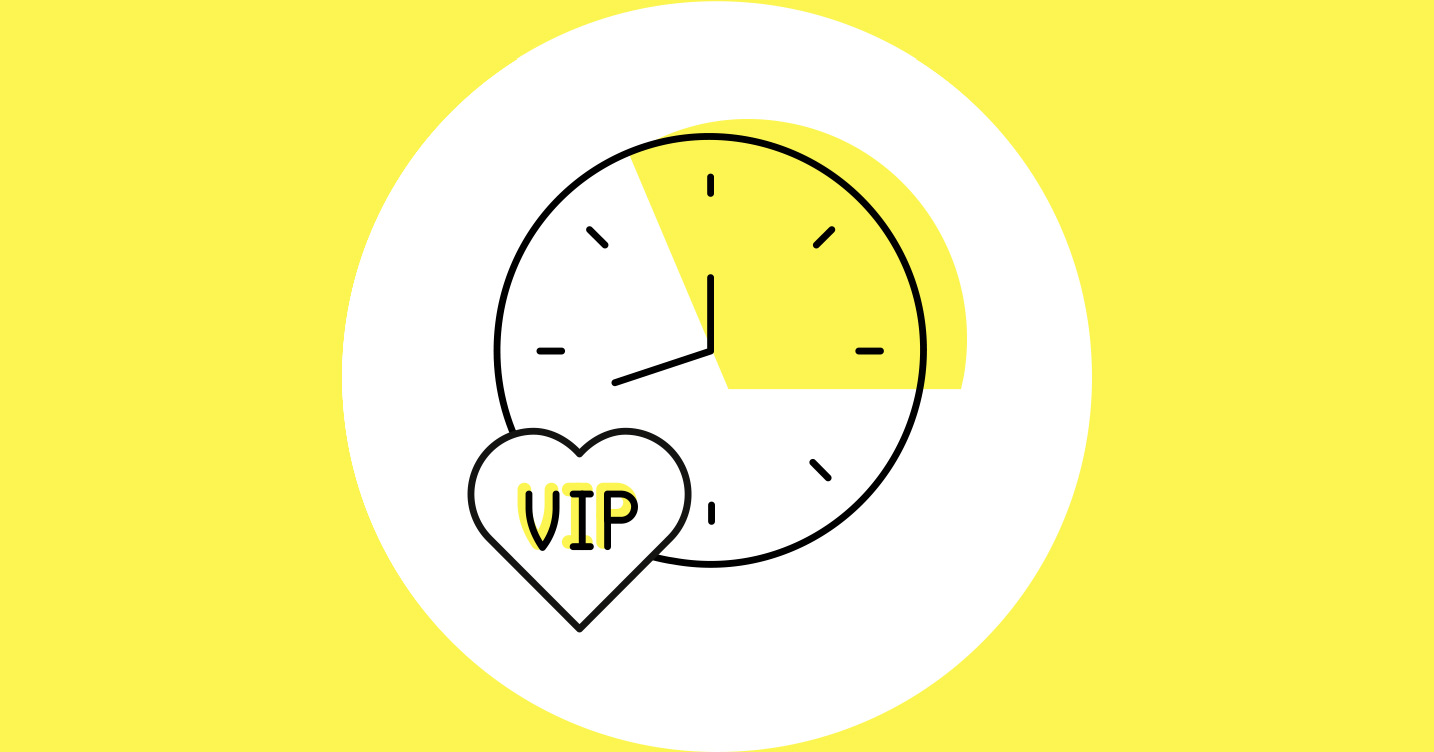 A yellow symbol with a handshake