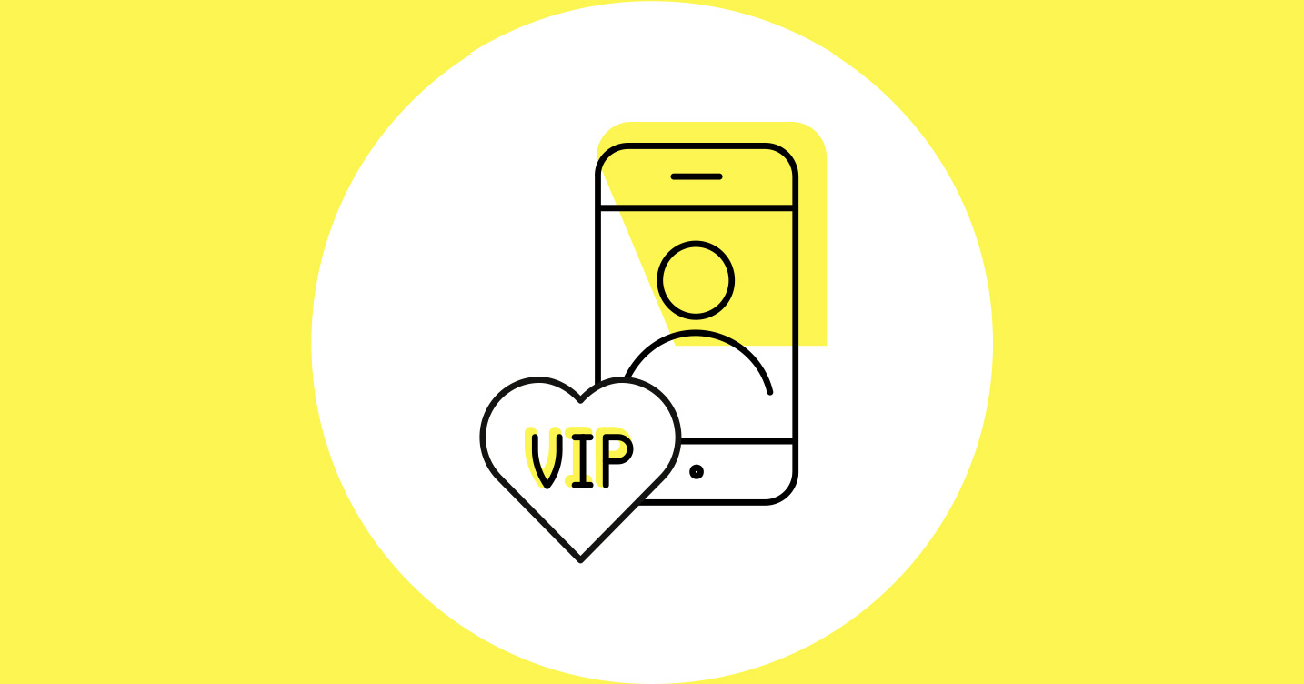 A yellow symbol with a handshake