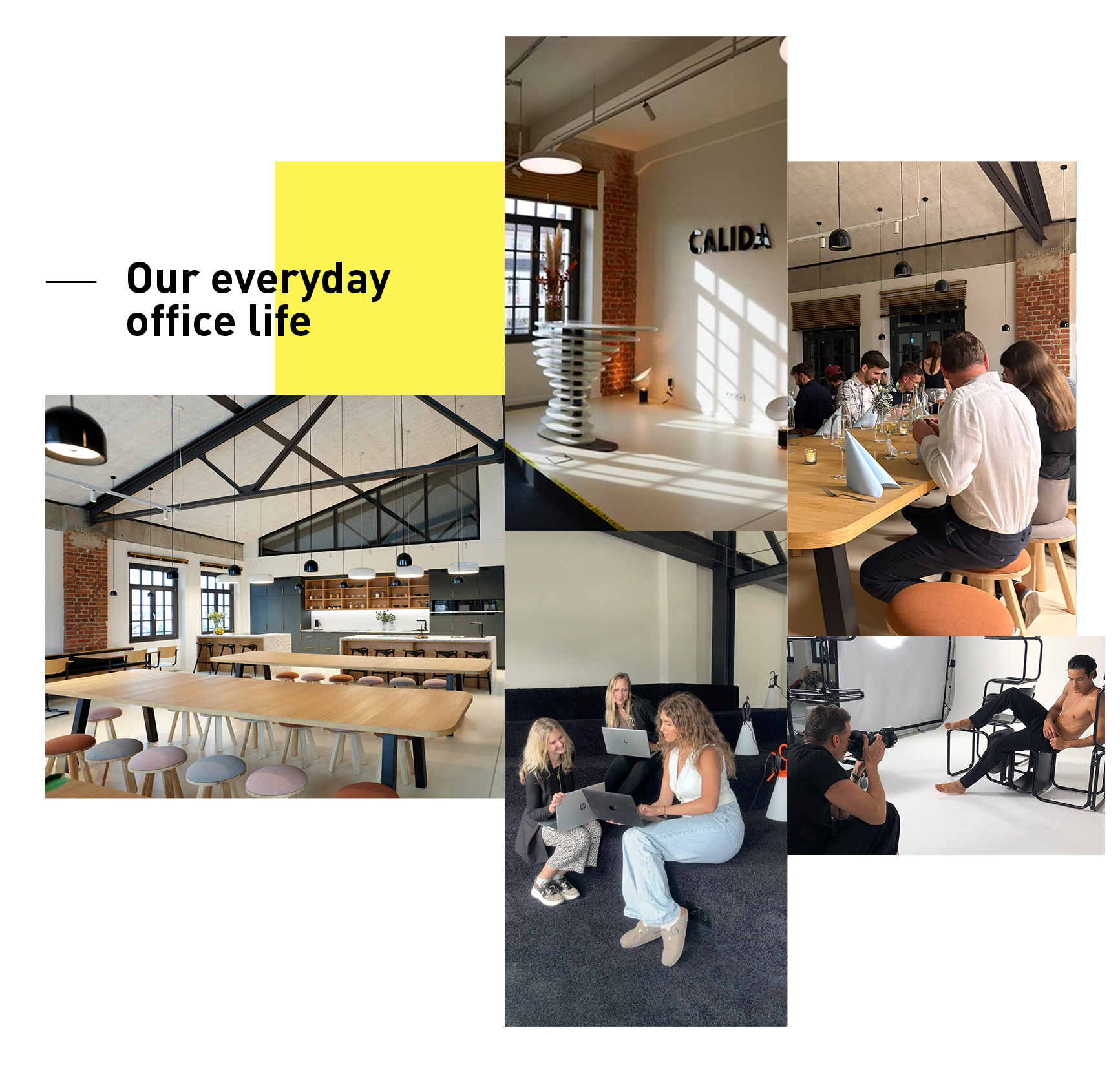 Office Alltag Collage